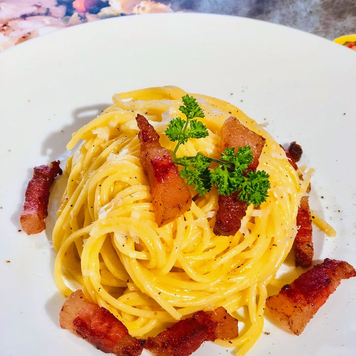 Receta de Espagueti a la Carbonara