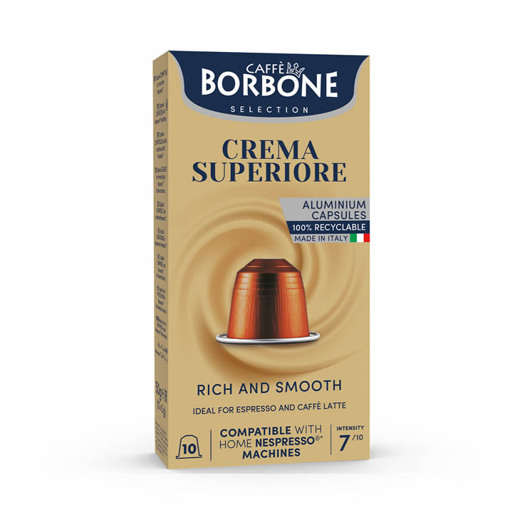 Caffe Borbone Crema Superiore en Capsula - Compatible Nespresso® - 10 cápsulas