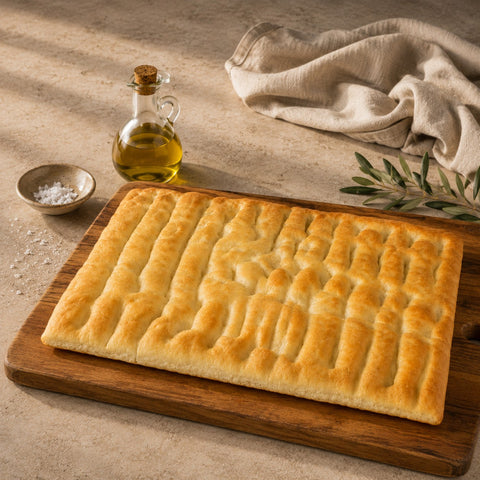 Focaccia Tradizionale Genovese Premium all’Olio di Oliva