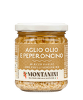 Aglio Olio e Peperoncino Montanini 180 g en aceite de girasol