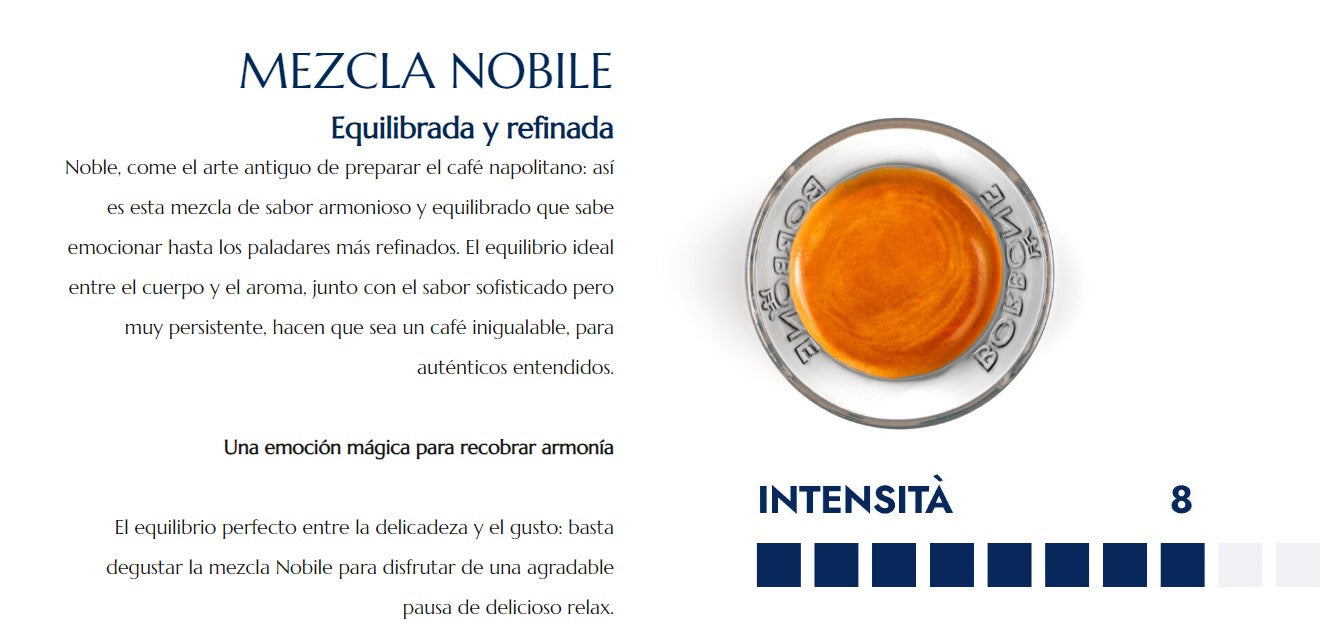 Caffé Cialde Borbone Miscela Nobile - 15 unidades