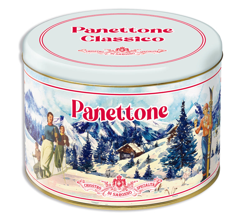 Panettone Classico Sciatori Latta - 750 gr