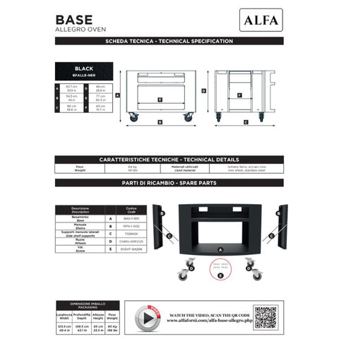Forno 5 Pizze Allegro Moderno Linea Gas