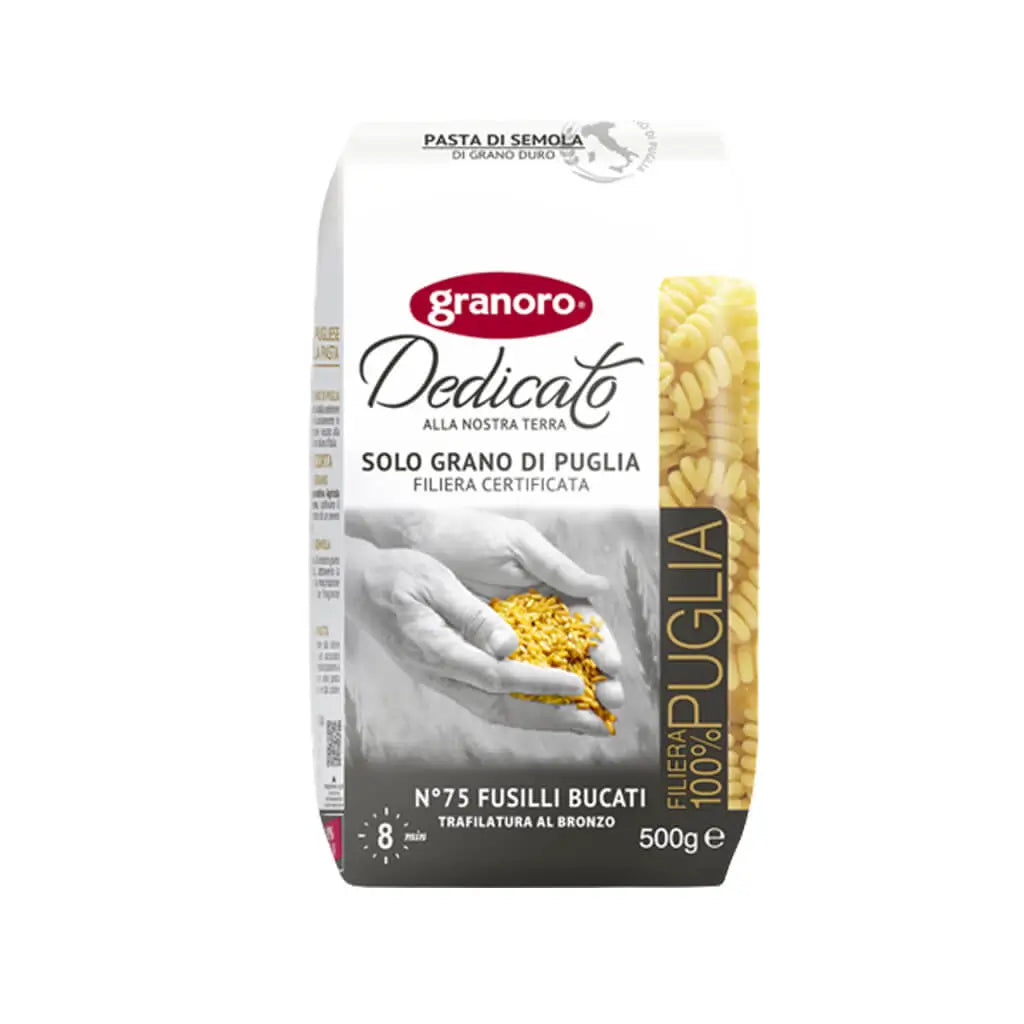 Fusilli Bucati Dedicato Trafilati al Bronzo Nº75 - 500 Gr.