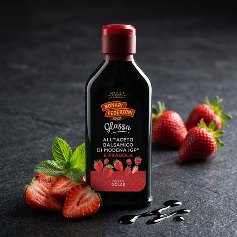 Glassa all'Aceto Balsamico di Modena IGP e Fragola