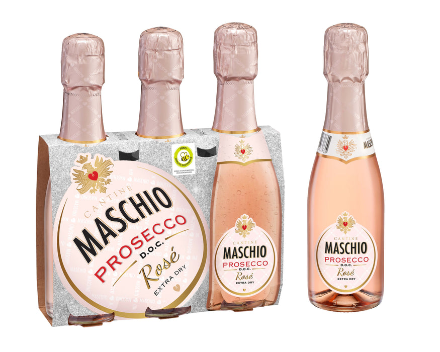 Pack de 3 Mini Prosecco Extra Dry Rosé D.O.C.