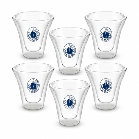 Set 6 Tazzine in Vetro Espresso Borbone