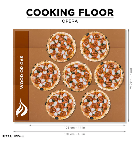 Forno 7 Pizze Opera Profesional Linea Gas