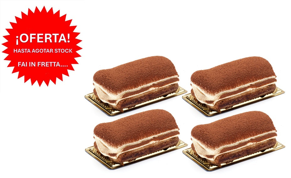 OFERTA - Tiramisù Classico Individuale - Pack de 4 unidades