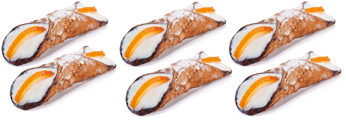 Cannoli Siciliani Classici - Pack de 6 unidades