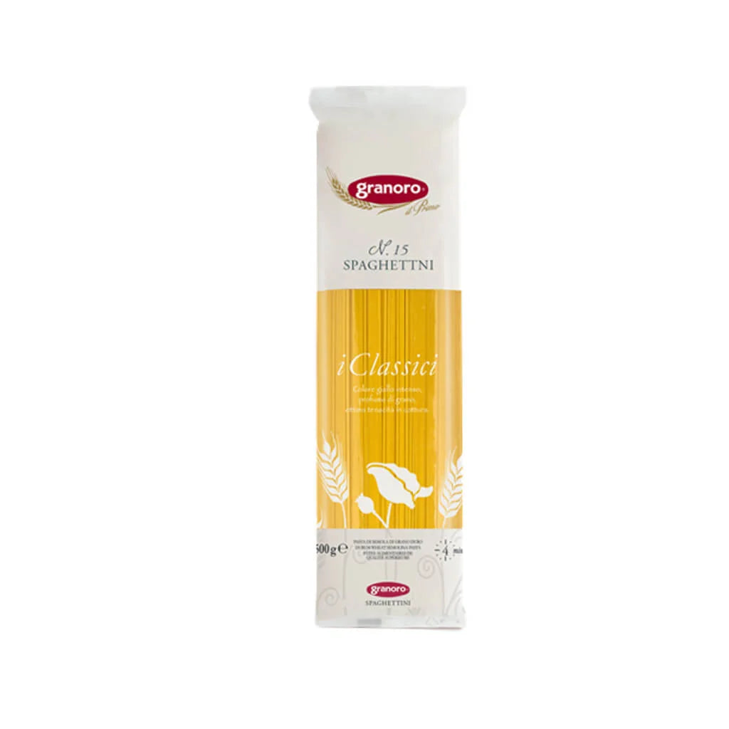 Pasta Spaghettini Nº15 Tallarín Granoro 500 Grs