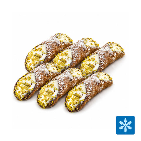 Cannoli Siciliani Granella di Pistacchio - Pack de 6 unidades