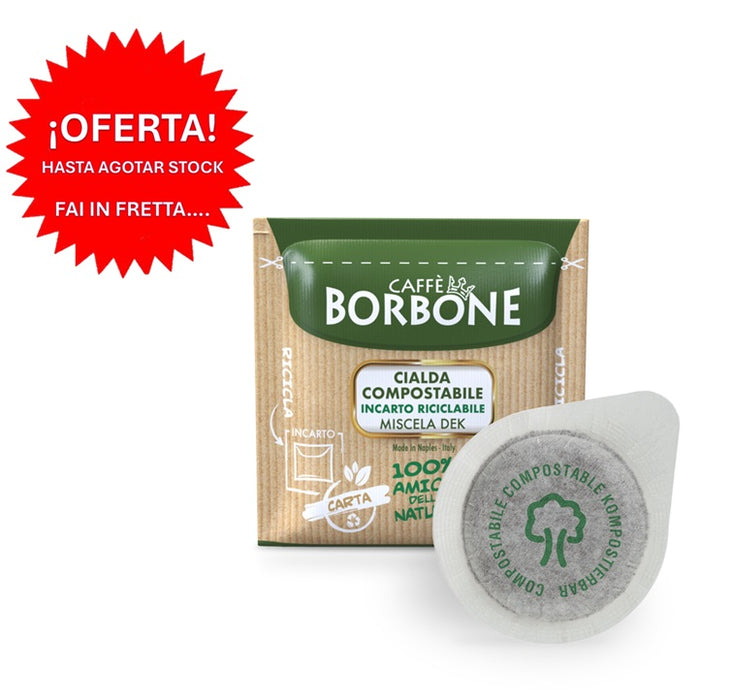 OFERTA - Caffé Cialde Borbone Miscela DeK