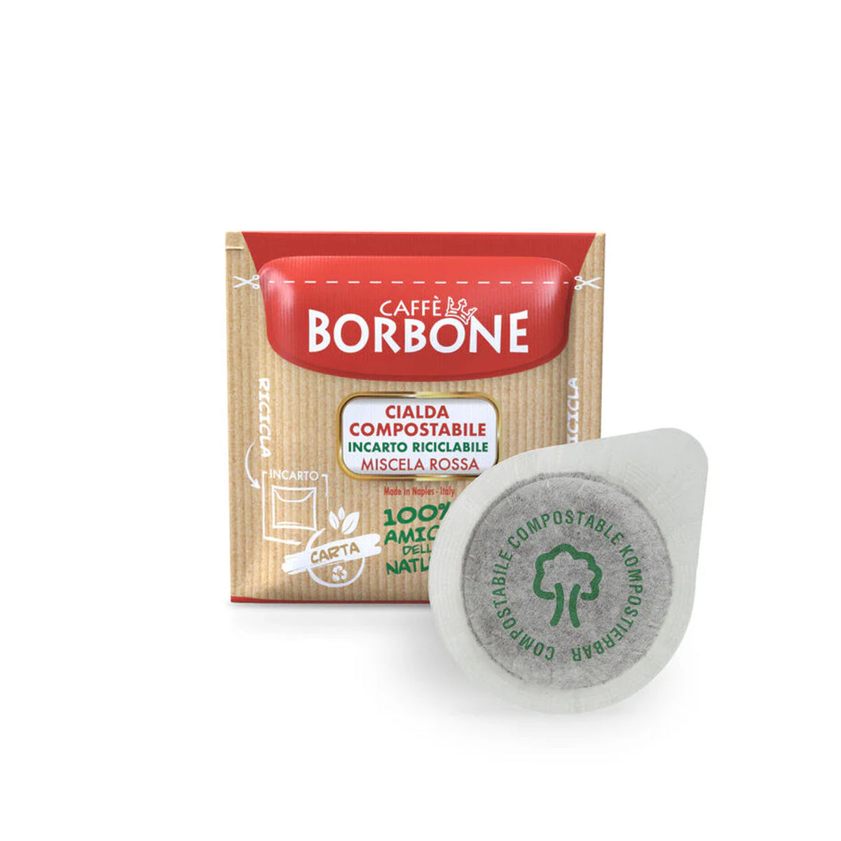 Caffé Cialde Borbone Miscela Rossa/Red - 50 Unidades