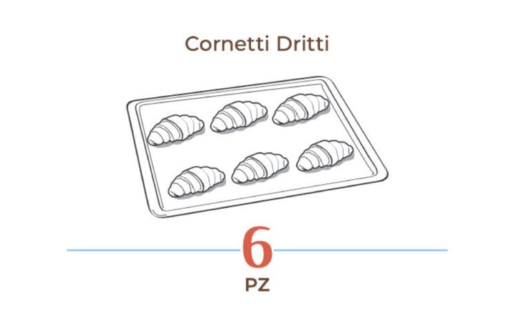 Cornetto Dritto Dorami' - Pack 4 unidades