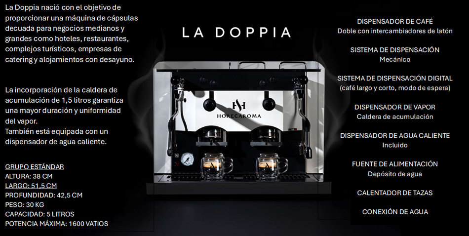 Macchina di Caffe HORECAROMA LA DOPPIA