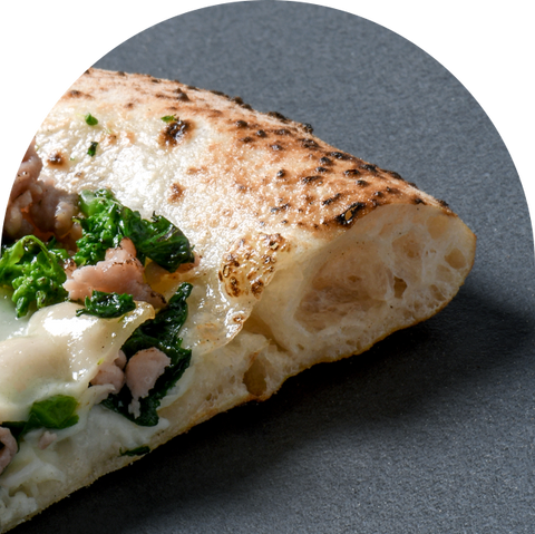 Base Pizza Bianca Bordo Alto