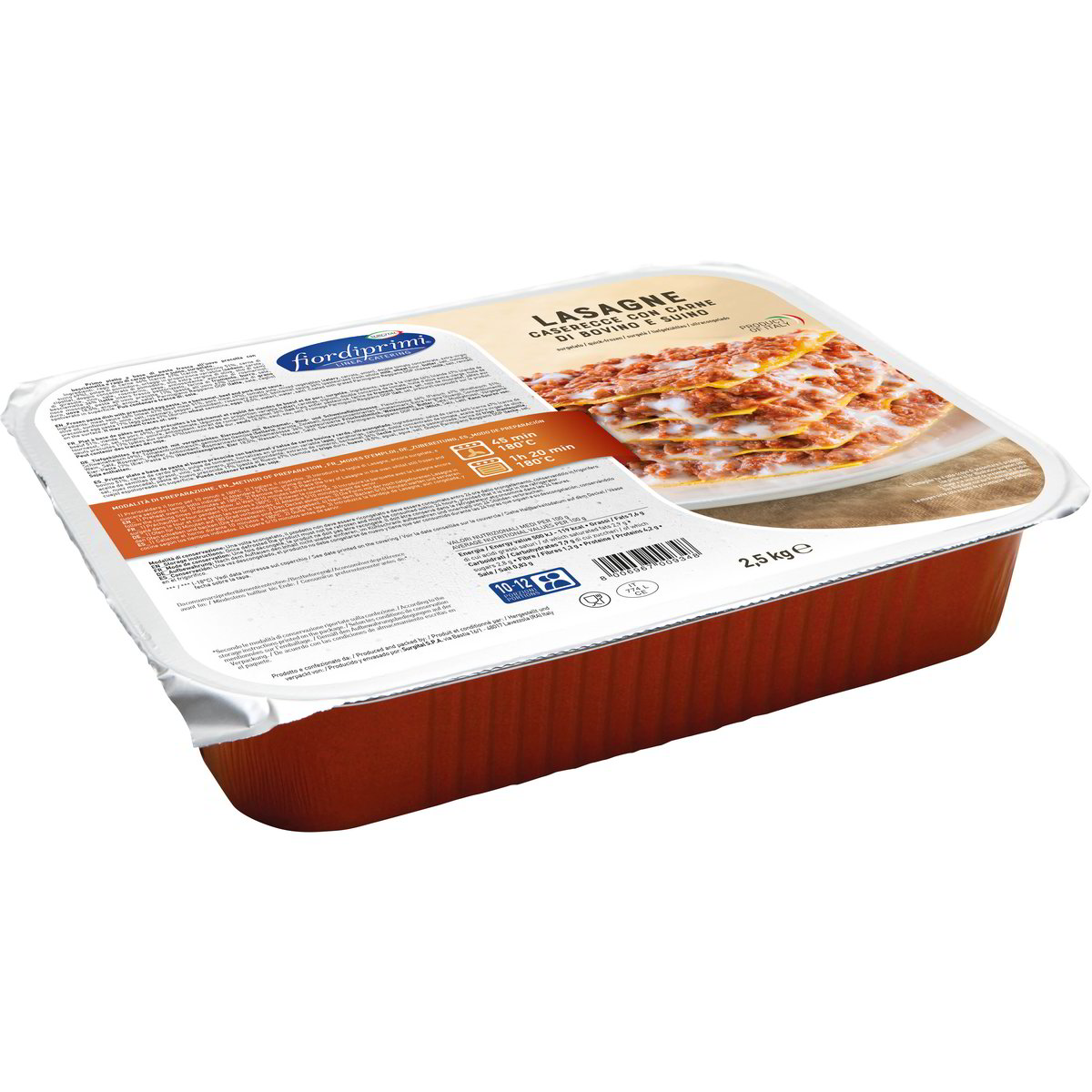 Lasagne Caserecce con Carni di Bovino e Suino (Ragù Bolognese)