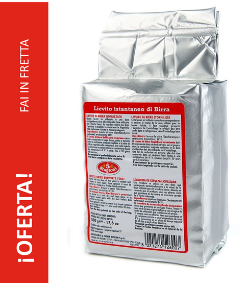 OFERTA - Lievito Istantaneo di Birra Secca