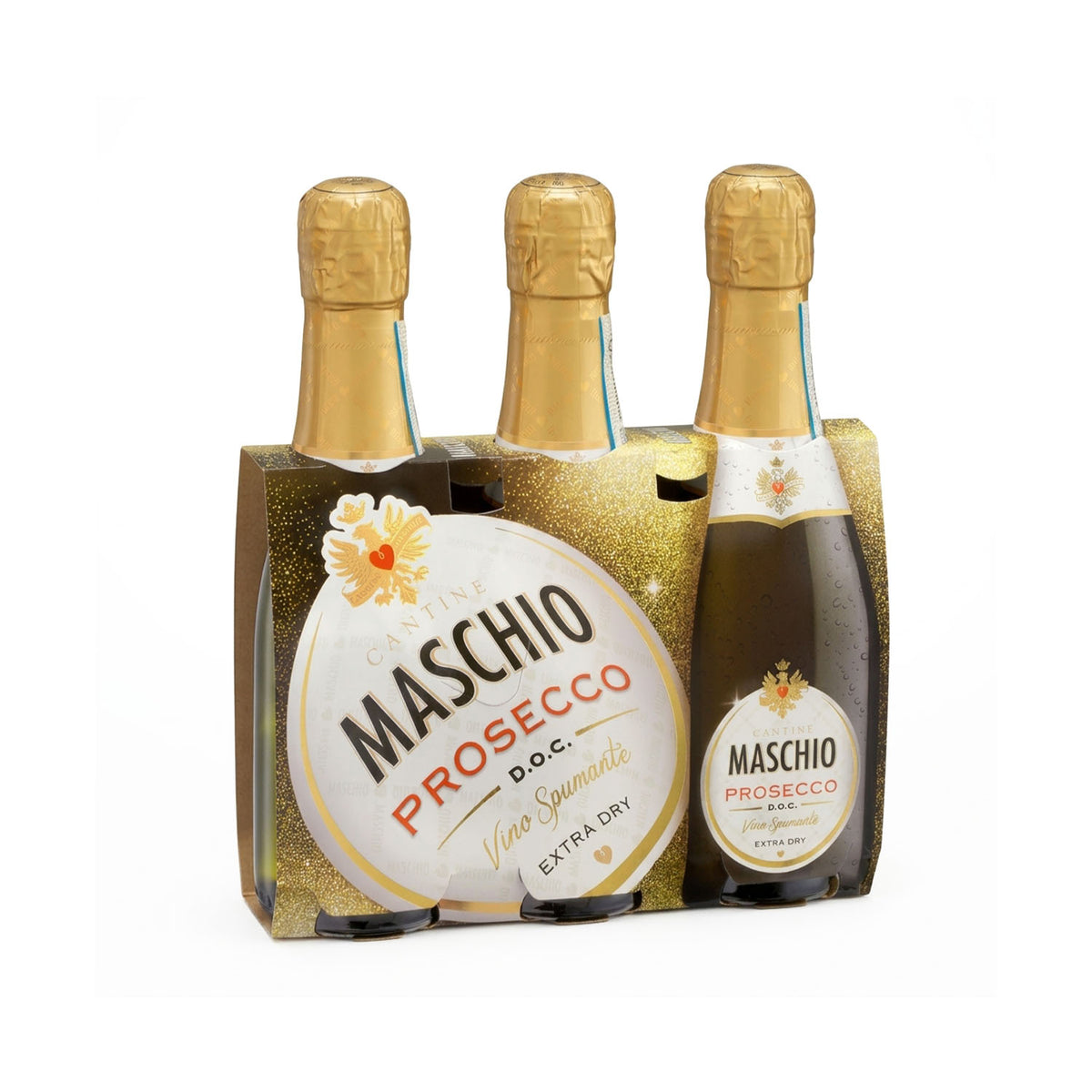 Pack de 3 Mini Prosecco Extra Dry D.O.C.
