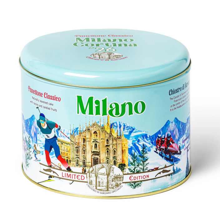 Panettone Classico Edizione Limitata Sciatori Olimpiadi Milano 2026