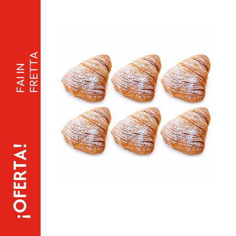 Sfogliatella Napoletana - Pack de 6 unidades