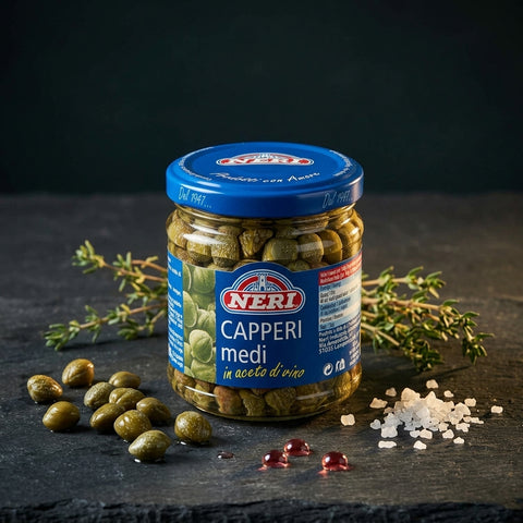 Capperi Medi in Aceto di Vino