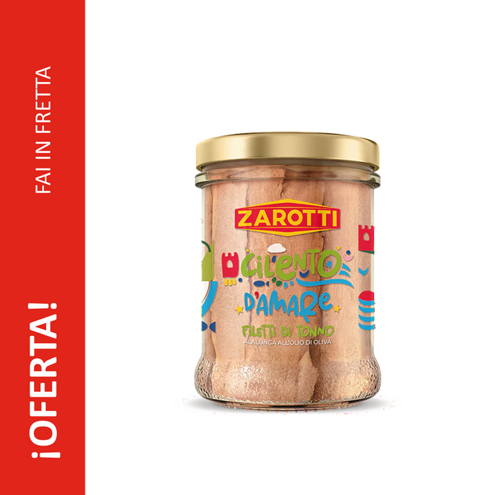 OFERTA 50% - Filetti di Tonno Cilento in Olio di Oliva