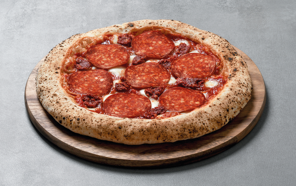 Pizza Salame Ventricina e 'Nduja